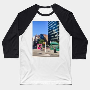 Astor Place, Manhattan Baseball T-Shirt